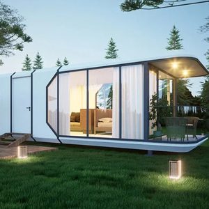 Outdoor Eco Capsule House Luxury Pod Prefabricated Capsule Hotel Capsule Room Prefab Cabin Container House
